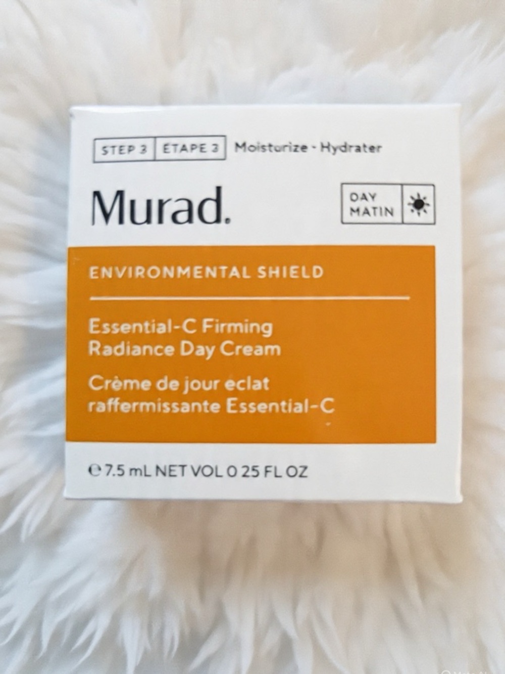 Murad Essential-C Firming Radiance Day Cream - Orange and White Packaging